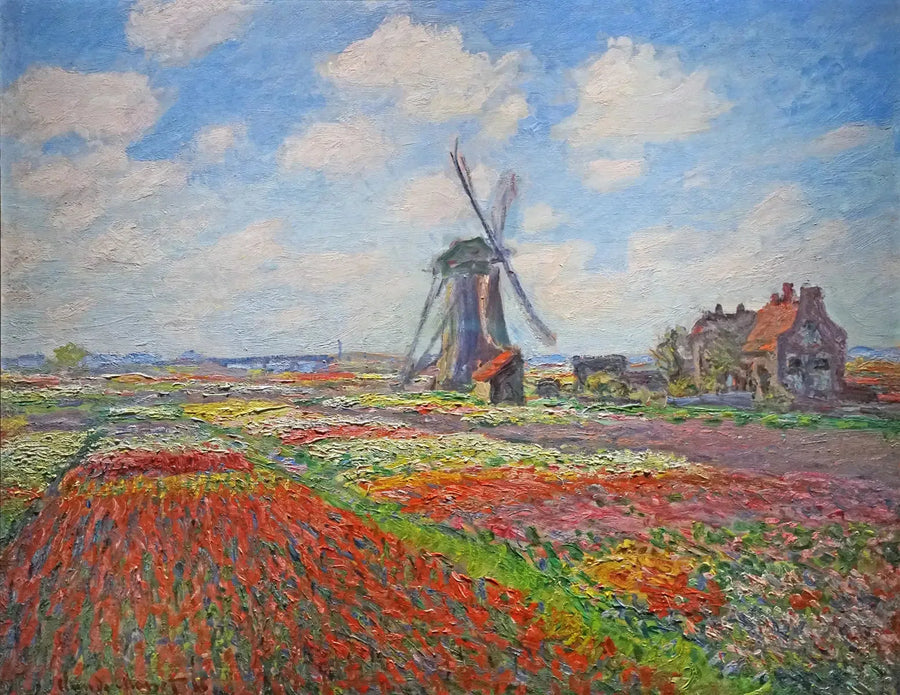 Champs de tulipes en Hollande - Claude Monet
