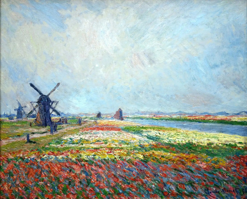 Champs de tulipes près de La Haye - Claude Monet