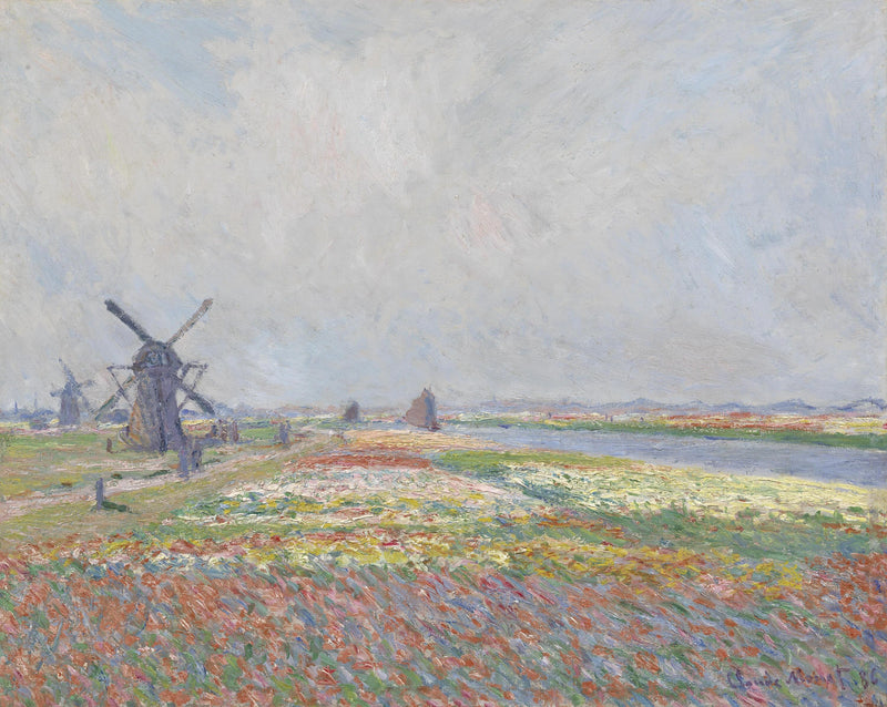 Champs de tulipes près de La Haye W1068 – Claude Monet