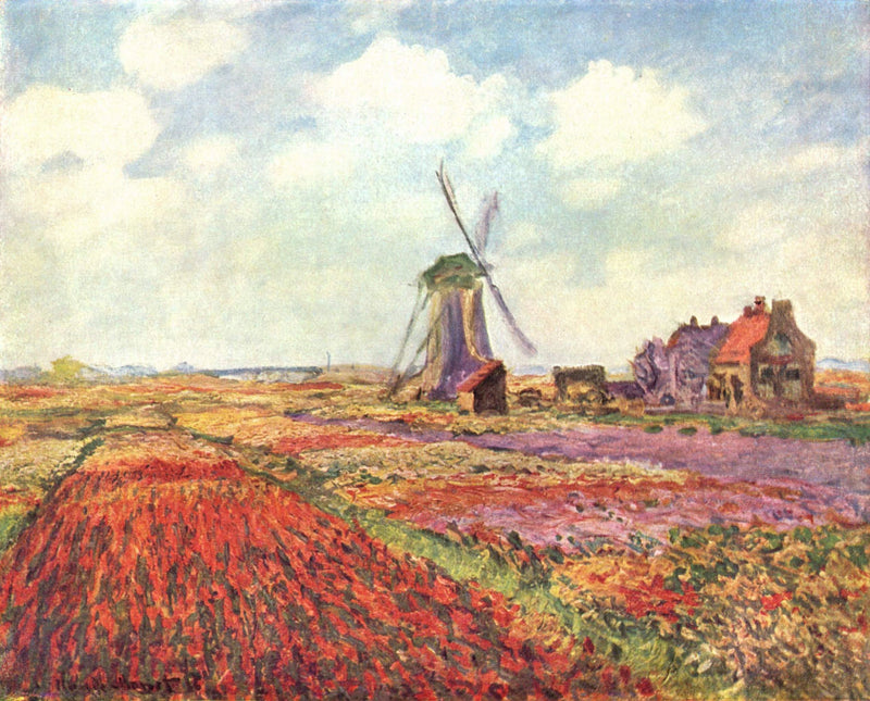 Champs de tulipes en Hollande W1067 – Claude Monet