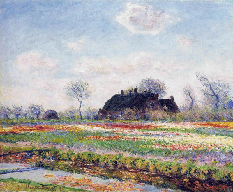 Champs de tulipes à Sassenheim W1070 – Claude Monet