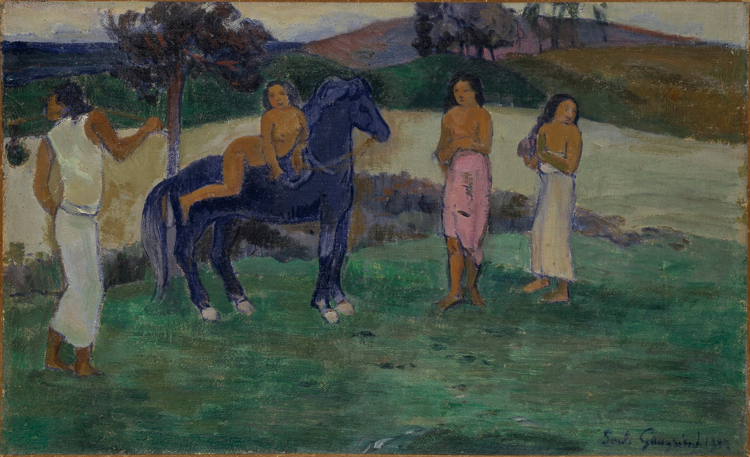 Reproduction du tableau « Changement de résidence - Paul Gauguin » par Alpha Reproduction en peinture à l’huile