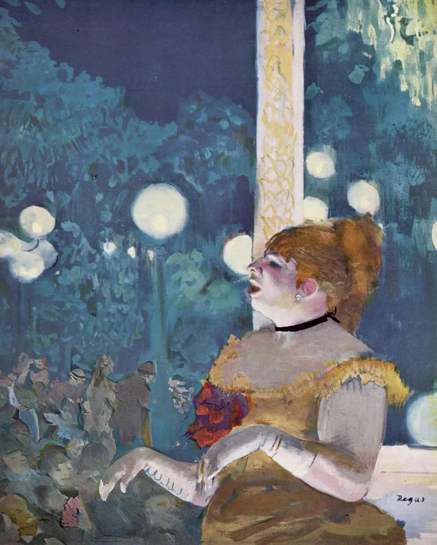 Au café-concert : La Chanson du chien, vers 1876–1877 – Degas