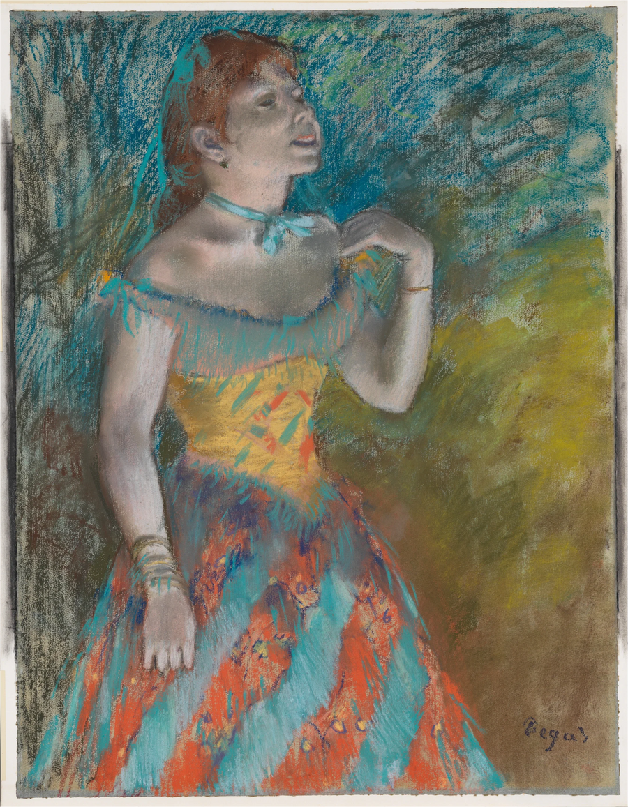 La Chanteuse en vert, vers 1884 – Edgar Degas