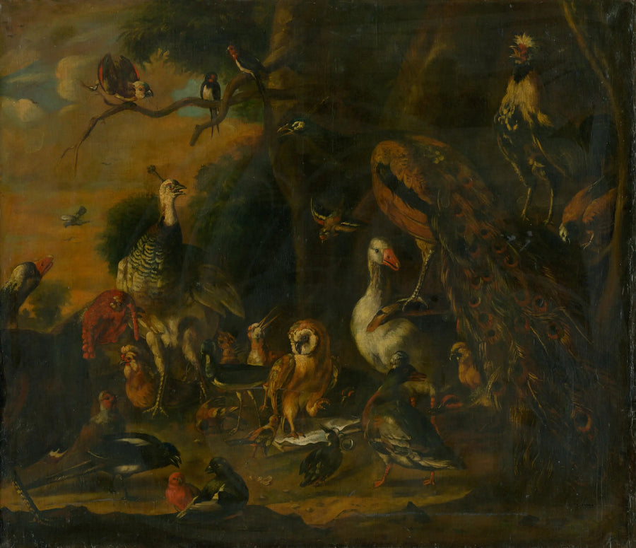 Chaque oiseau chante comme s'il avait un bec - Melchior de Hondecoeter