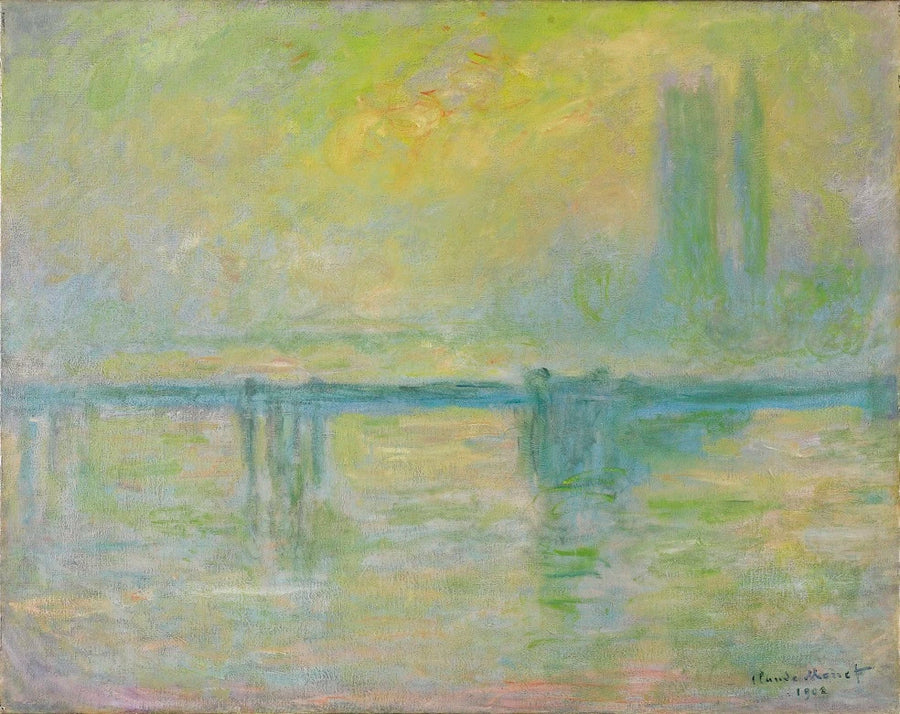 Charing Cross Bridge, brouillard – Claude Monet