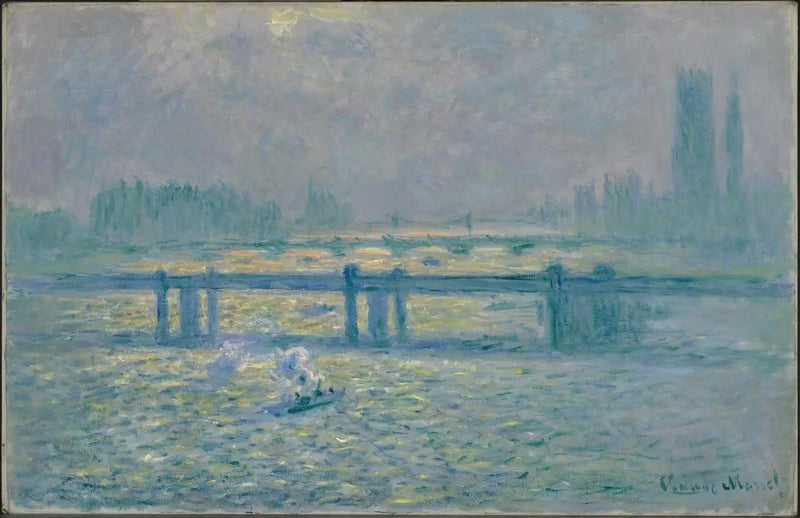 Charing Cross Bridge, reflets sur la Tamise - Claude Monet