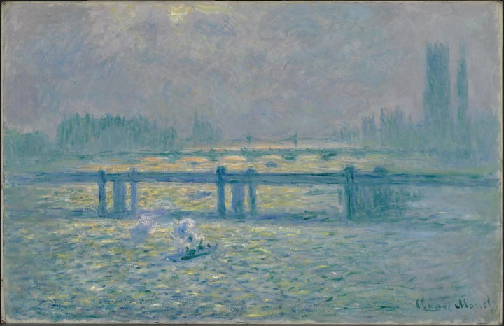 Charing Cross Bridge, reflets sur la Tamise – Claude Monet