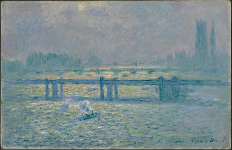Charing Cross Bridge, reflets sur la Tamise – Claude Monet