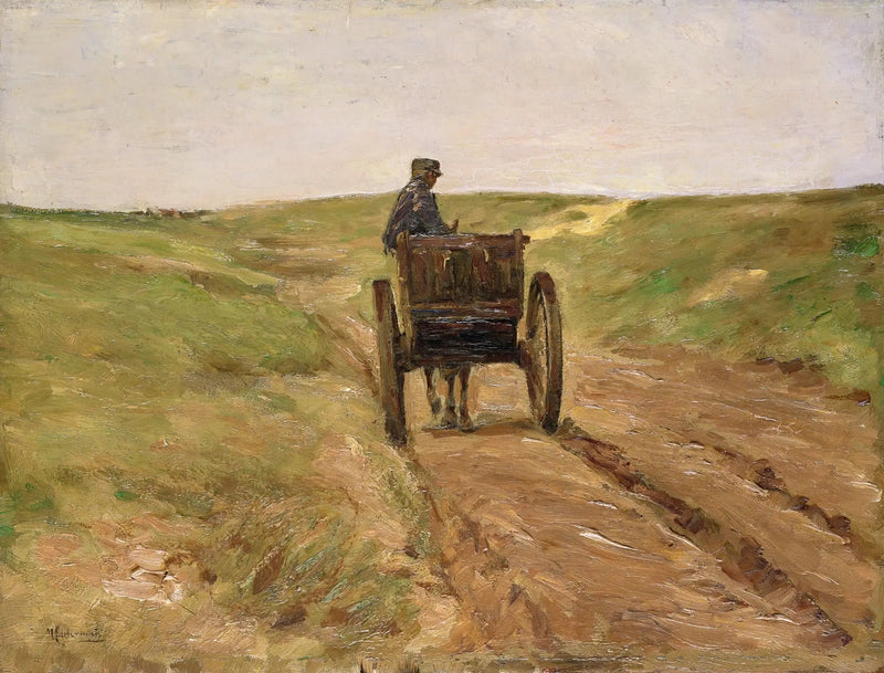 Chariot à Katwijk - Max Liebermann
