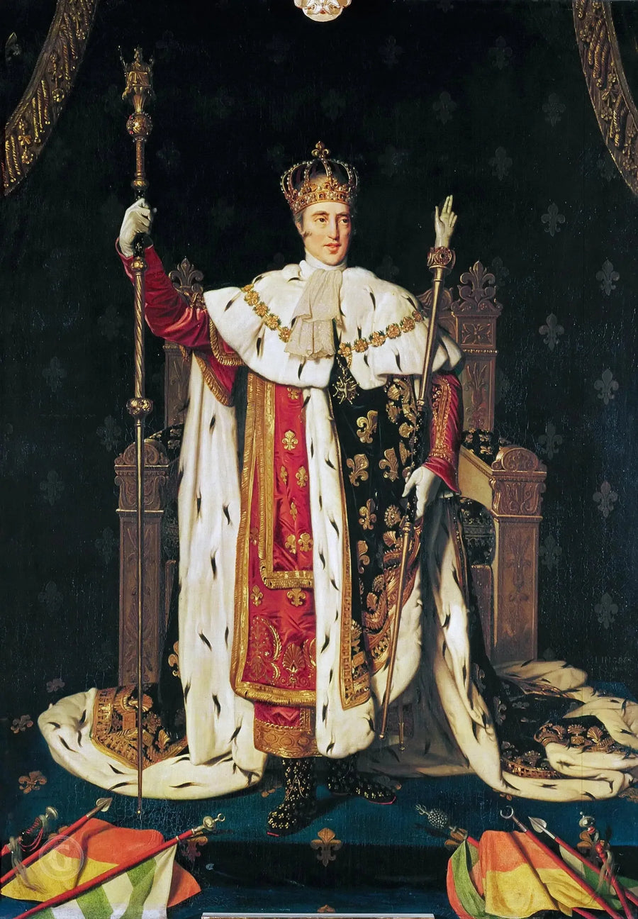 Charles X en costume de sacre - Jean-Auguste-Dominique Ingres