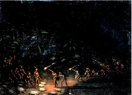 Chasse à la tortue - George Catlin - Alpha Reproduction