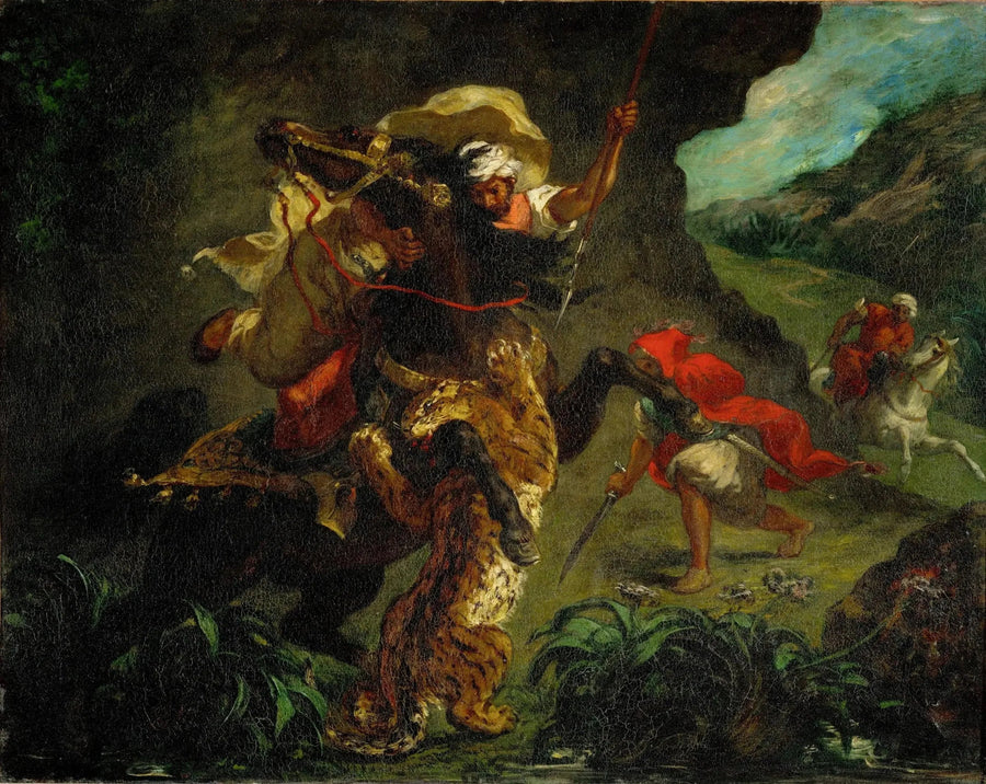 Chasse au tigre - Eugène Delacroix