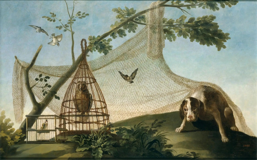 Chasse avec un appel - Francisco de Goya