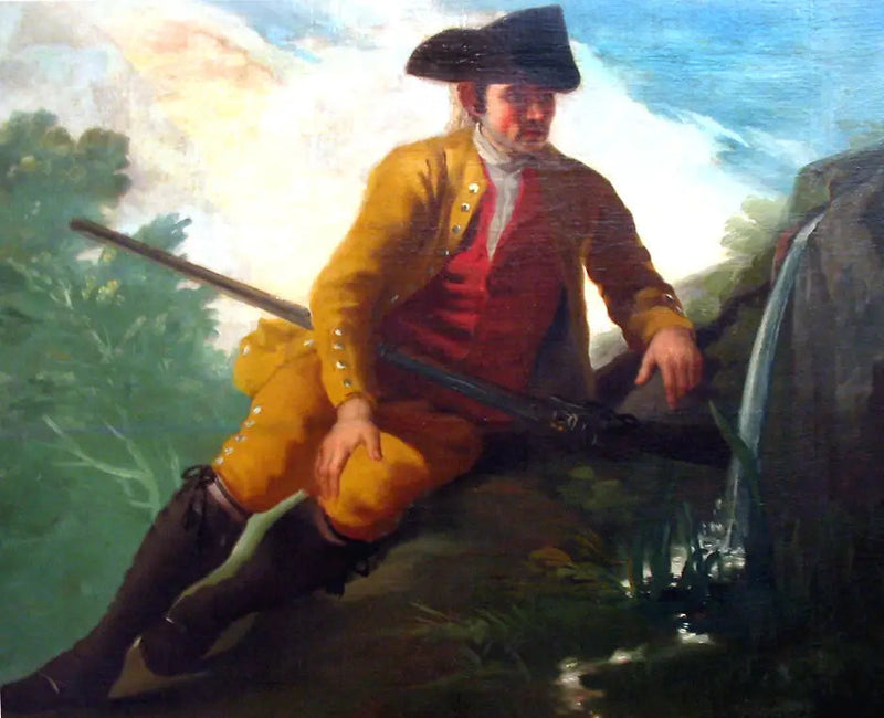 Chasseur à une source - Francisco de Goya