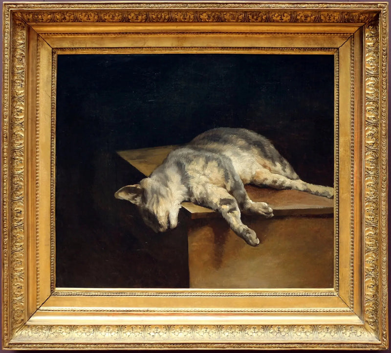 Chat mort - Théodore Géricault