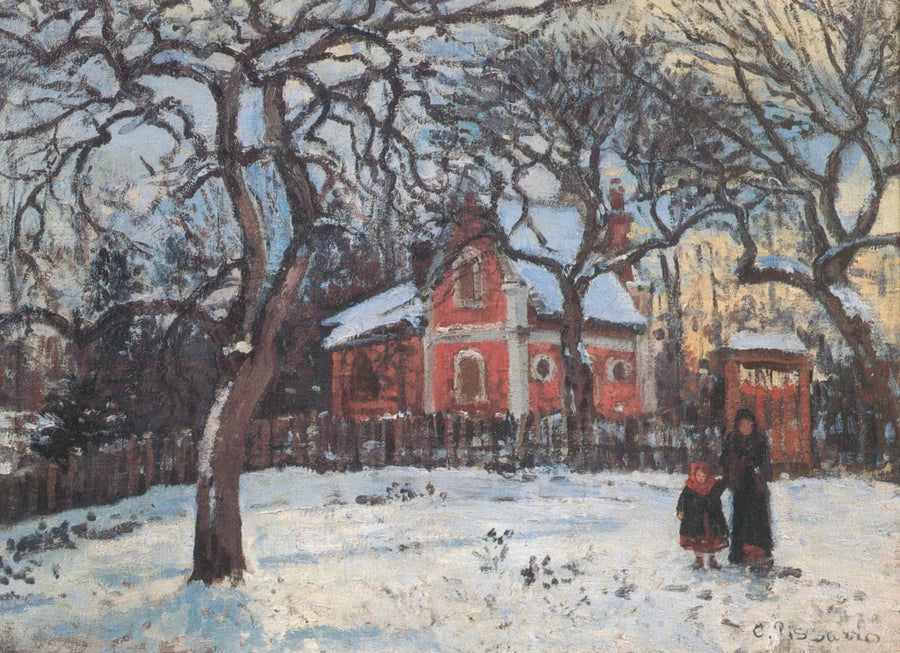Châtaigniers à Louveciennes - Camille Pissarro