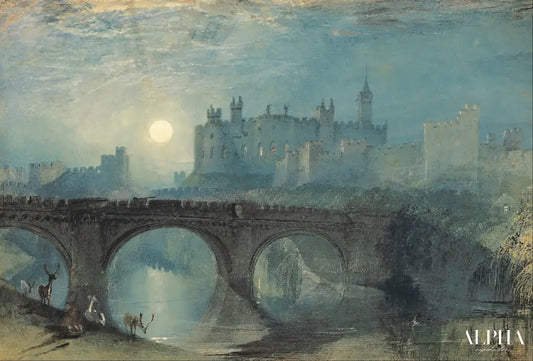 Château Alnwick - William Turner - Reproductions de tableaux et peintures haut de gamme