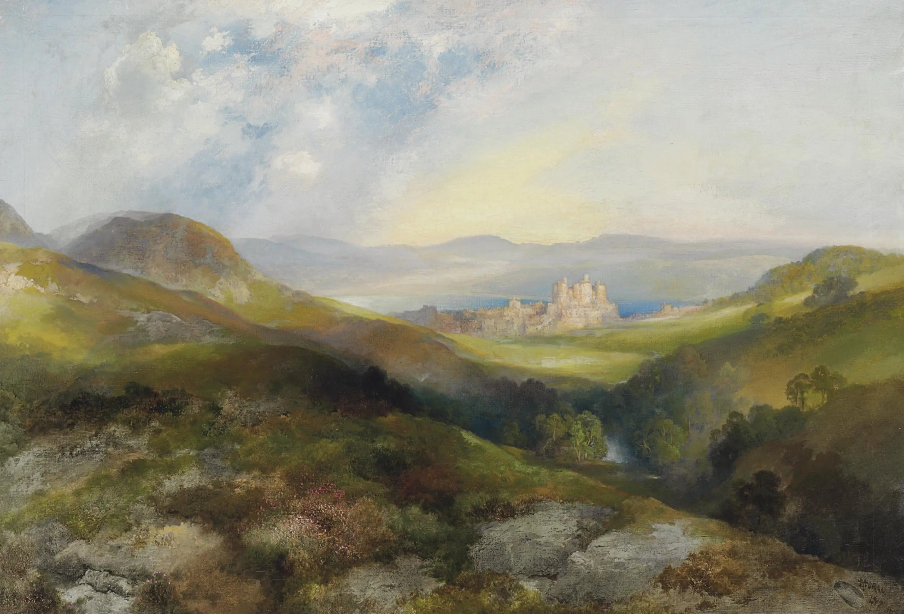 Château de Conway - Thomas Moran - Alpha Reproduction