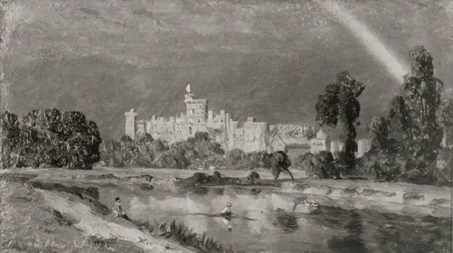 Château de Windsor - Sanford Robinson Gifford image 1 tableau peint à l’huile sur toile