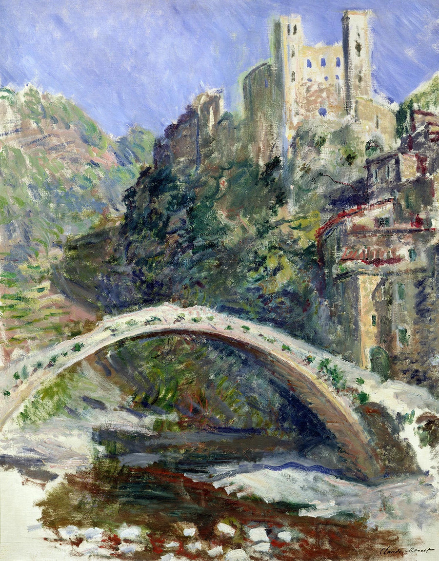 Le Château de Dolceacqua W883 – Claude Monet