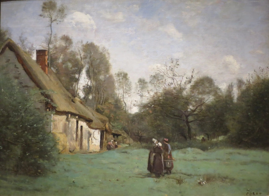 Chaumière en Normandie - Jean-Baptiste Camille Corot