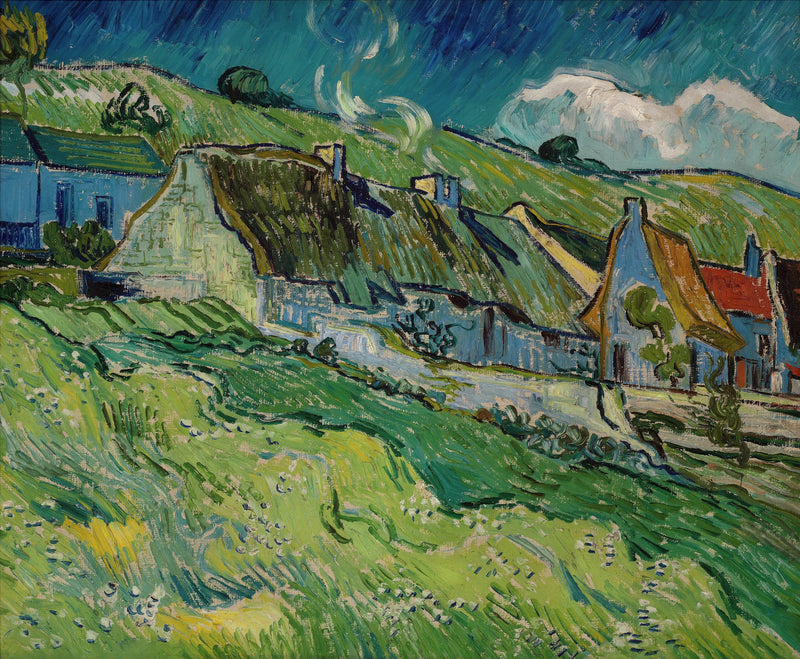 Chaumières à Auvers-sur-Oise – Vincent van Gogh
