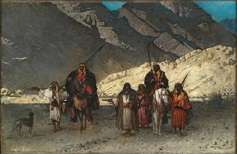 Cheikhs arabes dans les montagnes - Léon Bonnat