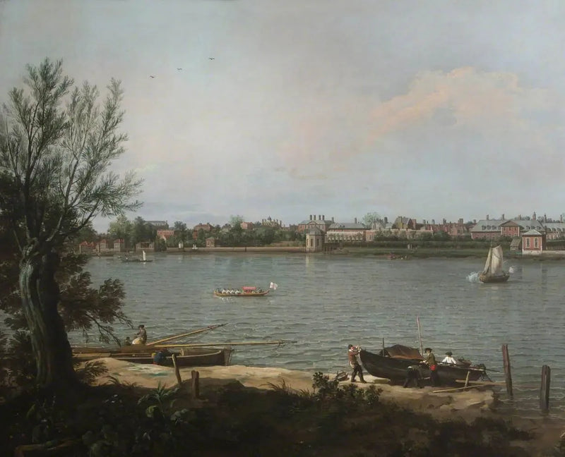 Chelsea depuis la Tamise à Battersea Reach - Canaletto