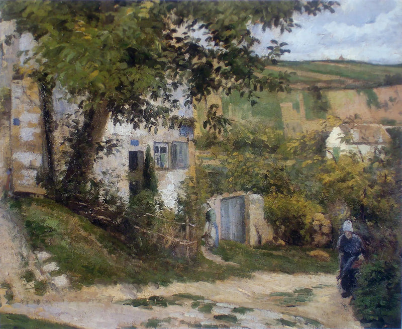 Chemin à L'Hermitage - Camille Pissarro