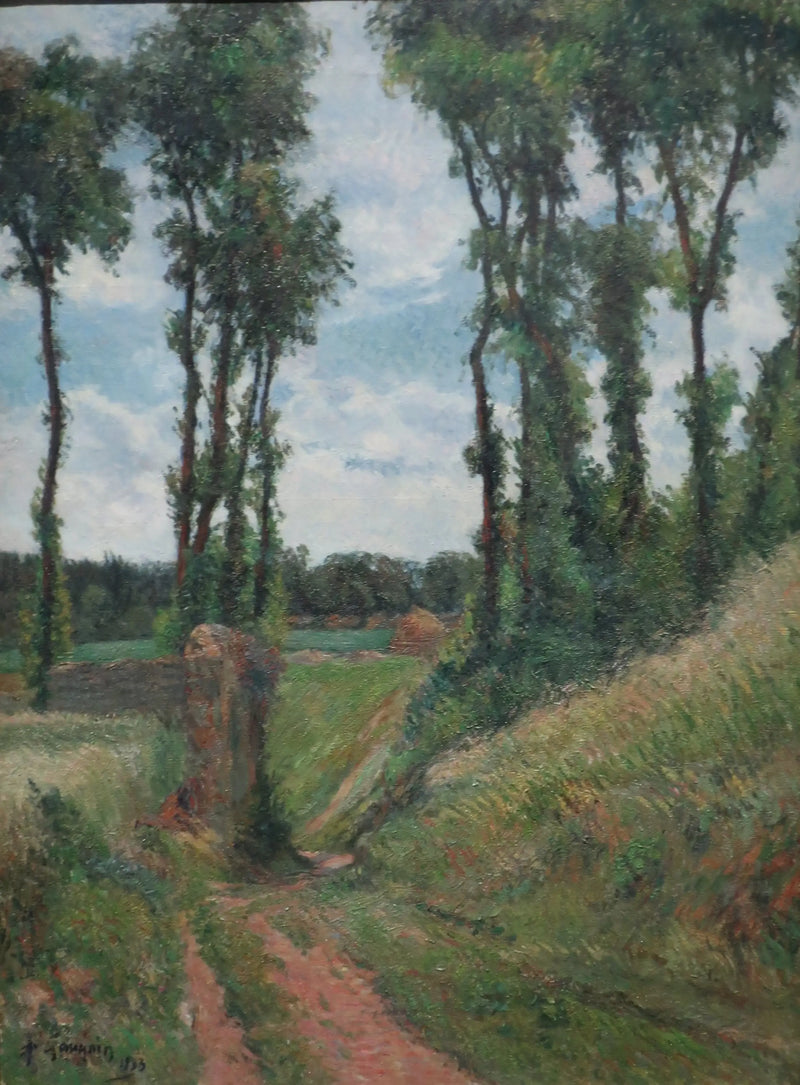 Chemin aux peupliers, Osny - Paul Gauguin