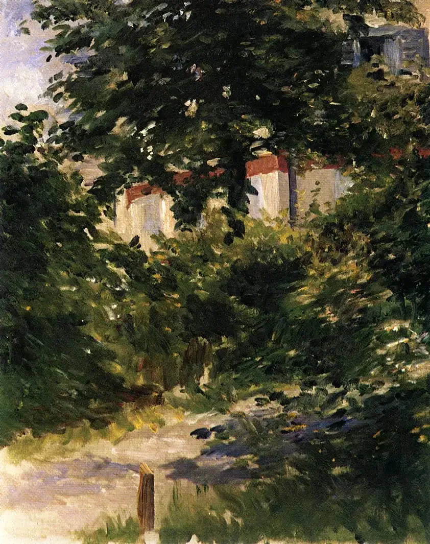 Chemin de jardin à Rueil - Édouard Manet