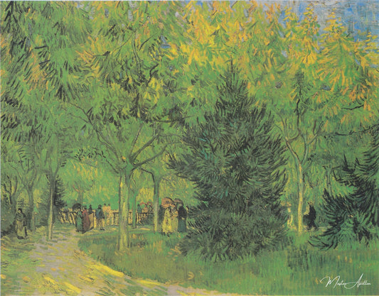 Chemin du Jardin Public d'Arles - Van Gogh - Reproductions de tableaux et peintures haut de gamme