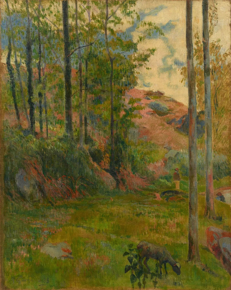 Chemin en bas de Pont-Aven - Paul Gauguin