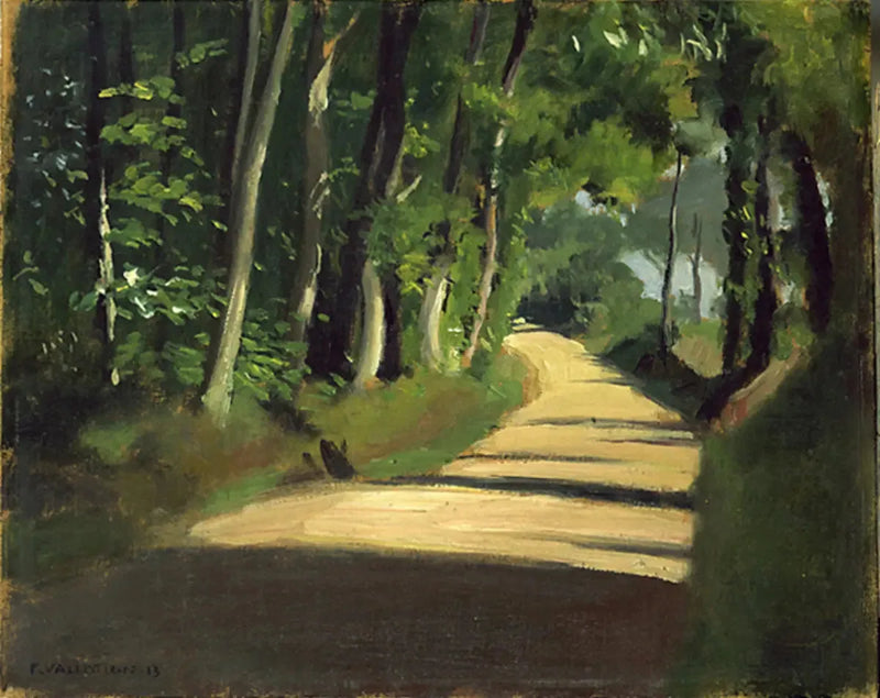 Chemin ensoleillé à Honfleur - Félix Vallotton