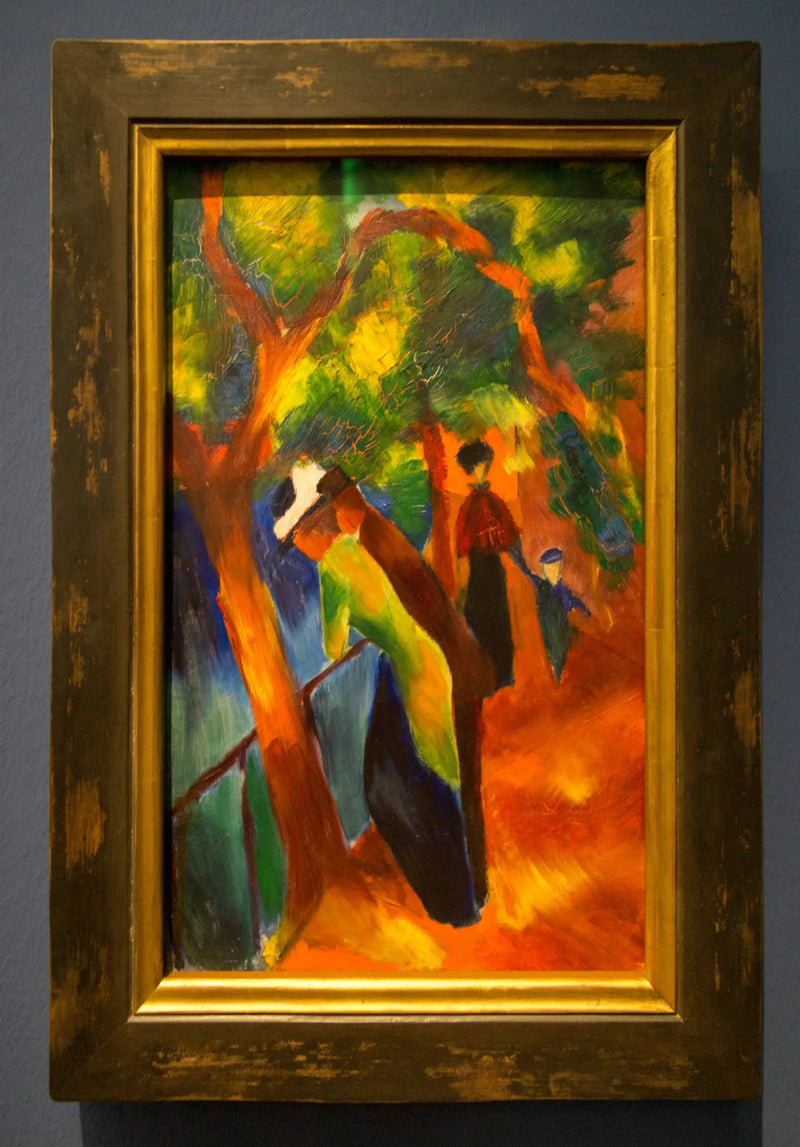 Chemin ensoleillé - August Macke