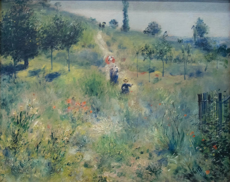 Chemin montant dans les hautes herbes - Pierre-Auguste Renoir