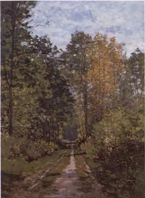 Chemin sous bois - Claude Monet