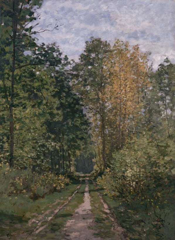 Chemin sous bois W58 – Claude Monet