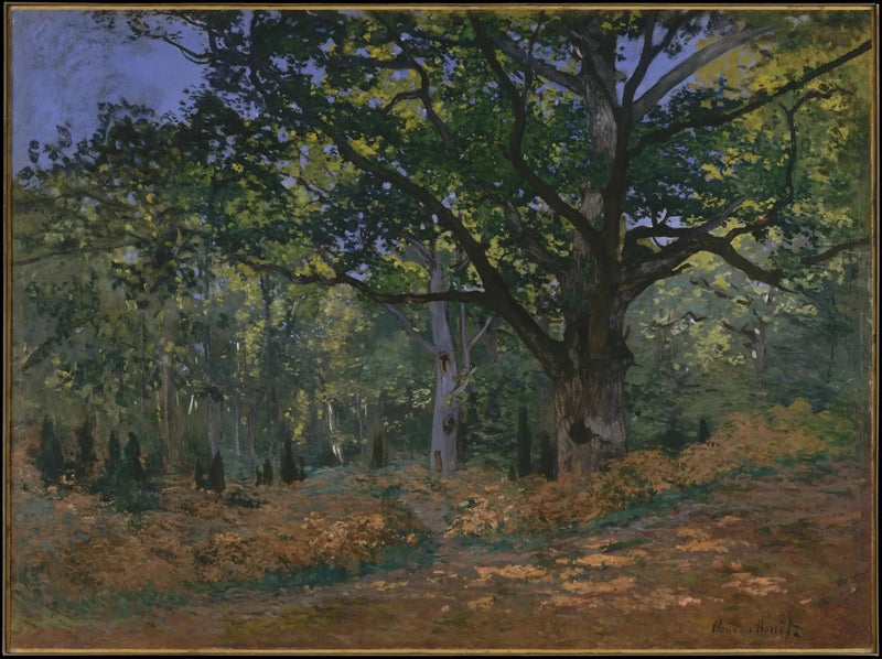 Le Chêne de Bodmer, forêt de Fontainebleau W60 – Claude Monet
