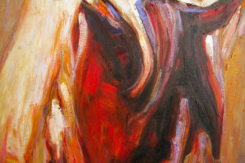 Cheval Abstrait | 100 x 100 cm