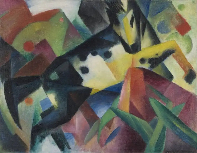 Cheval bondissant - Franz Marc
