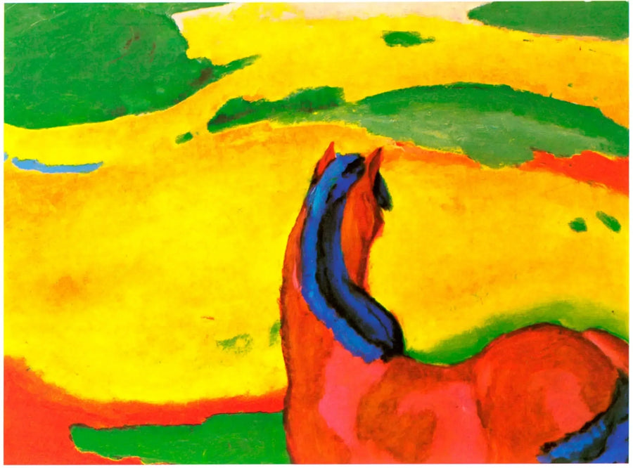 Cheval dans le paysage - Franz Marc
