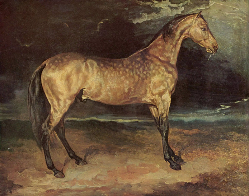 Cheval effrayé par l'orage - Théodore Géricault