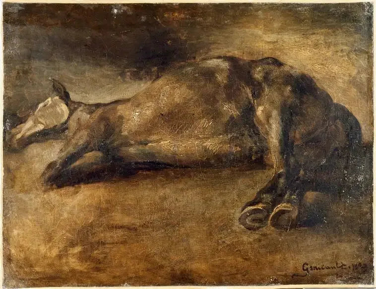 Cheval mort - Théodore Géricault
