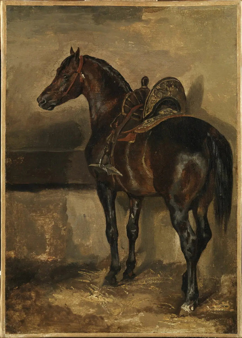 Cheval turc dans une écurie - Théodore Géricault