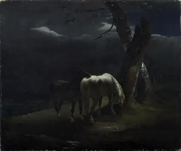 Chevaux au pâturage - Théodore Géricault