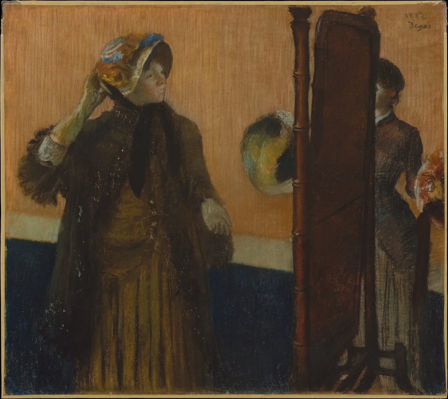 Chez la modiste (Mary Cassatt), 1882 – Edgar Degas