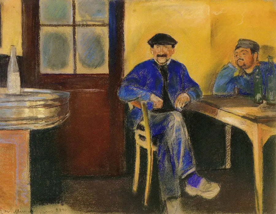 Chez le marchand de vin - Edvard Munch