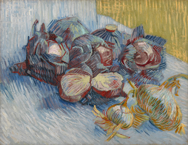 Choux rouges et ail, F374 – Vincent van Gogh